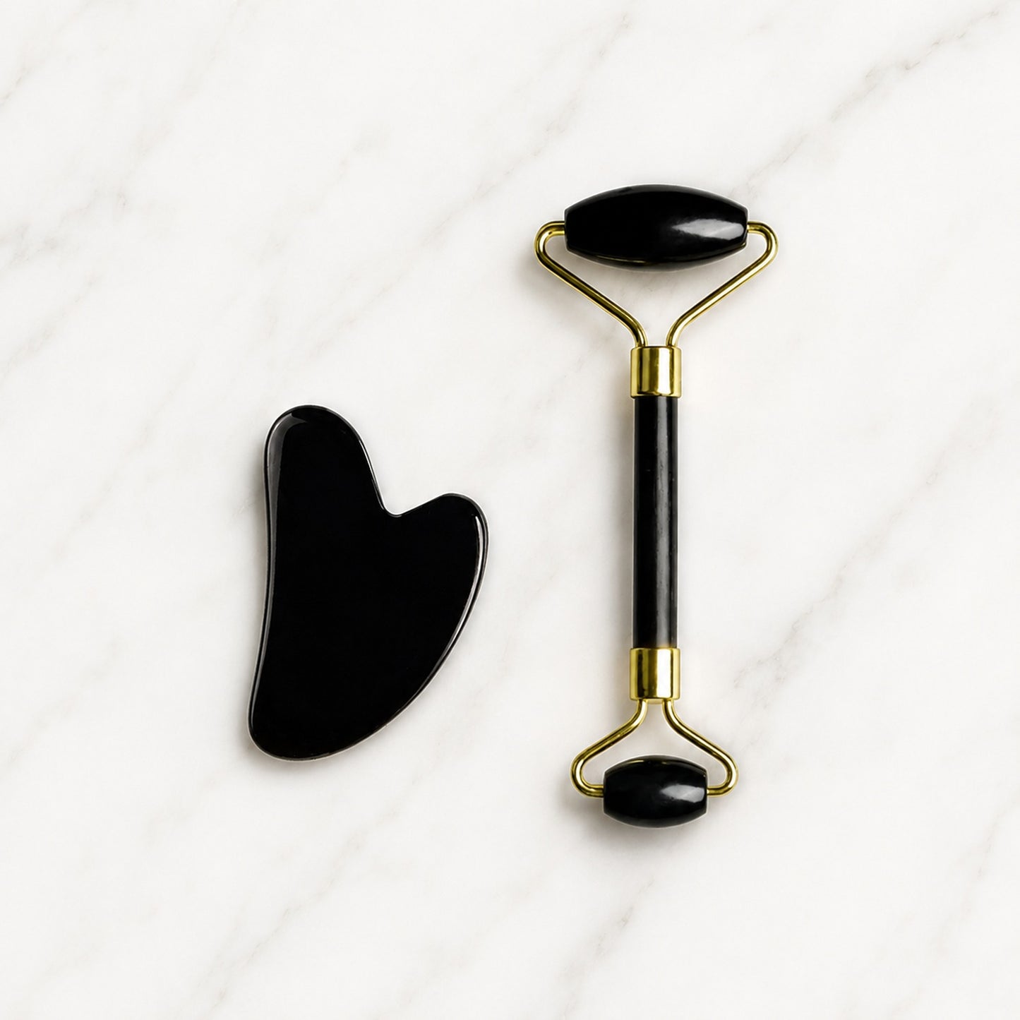 Gua Sha Heart & Roller Stones