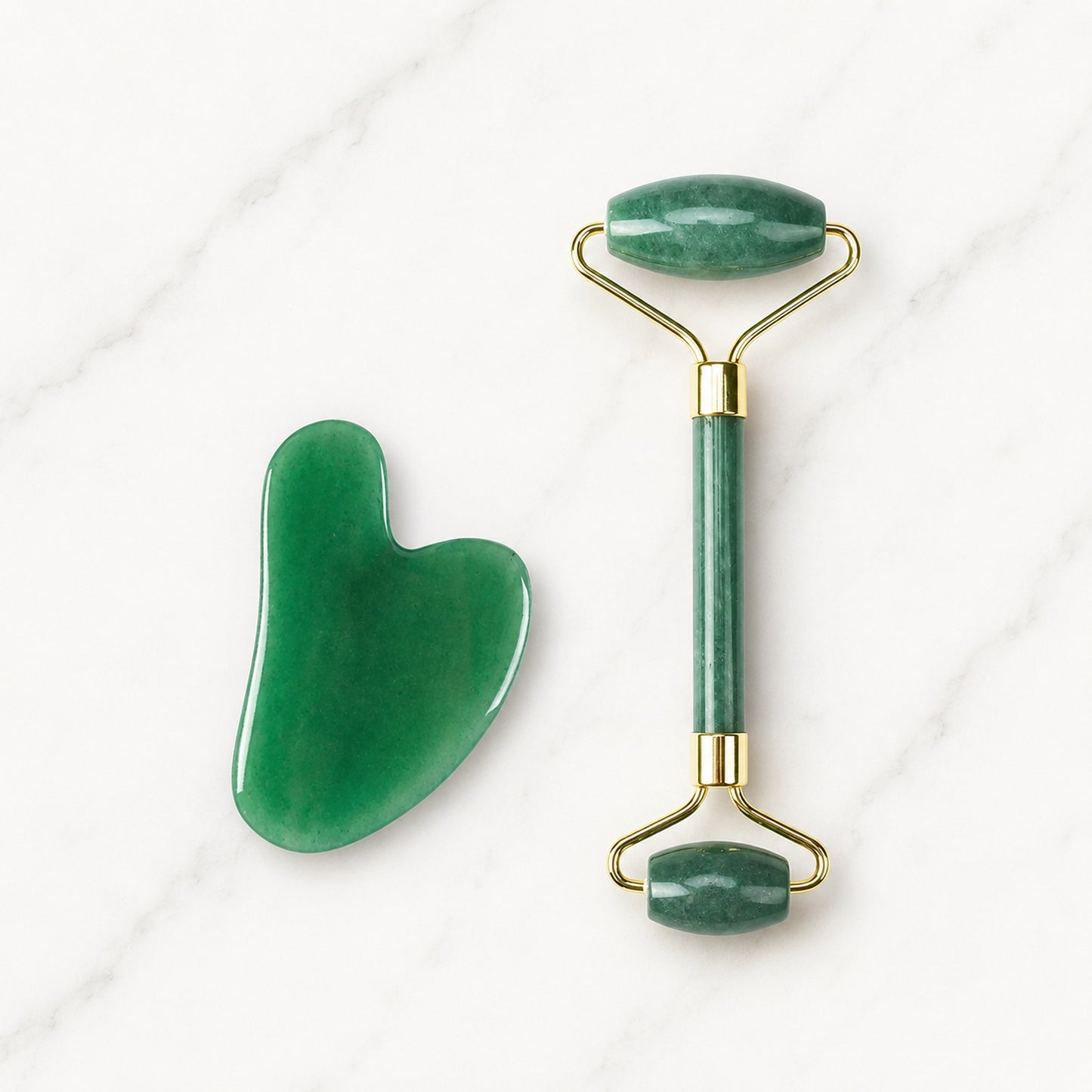 Gua Sha Heart & Roller Stones