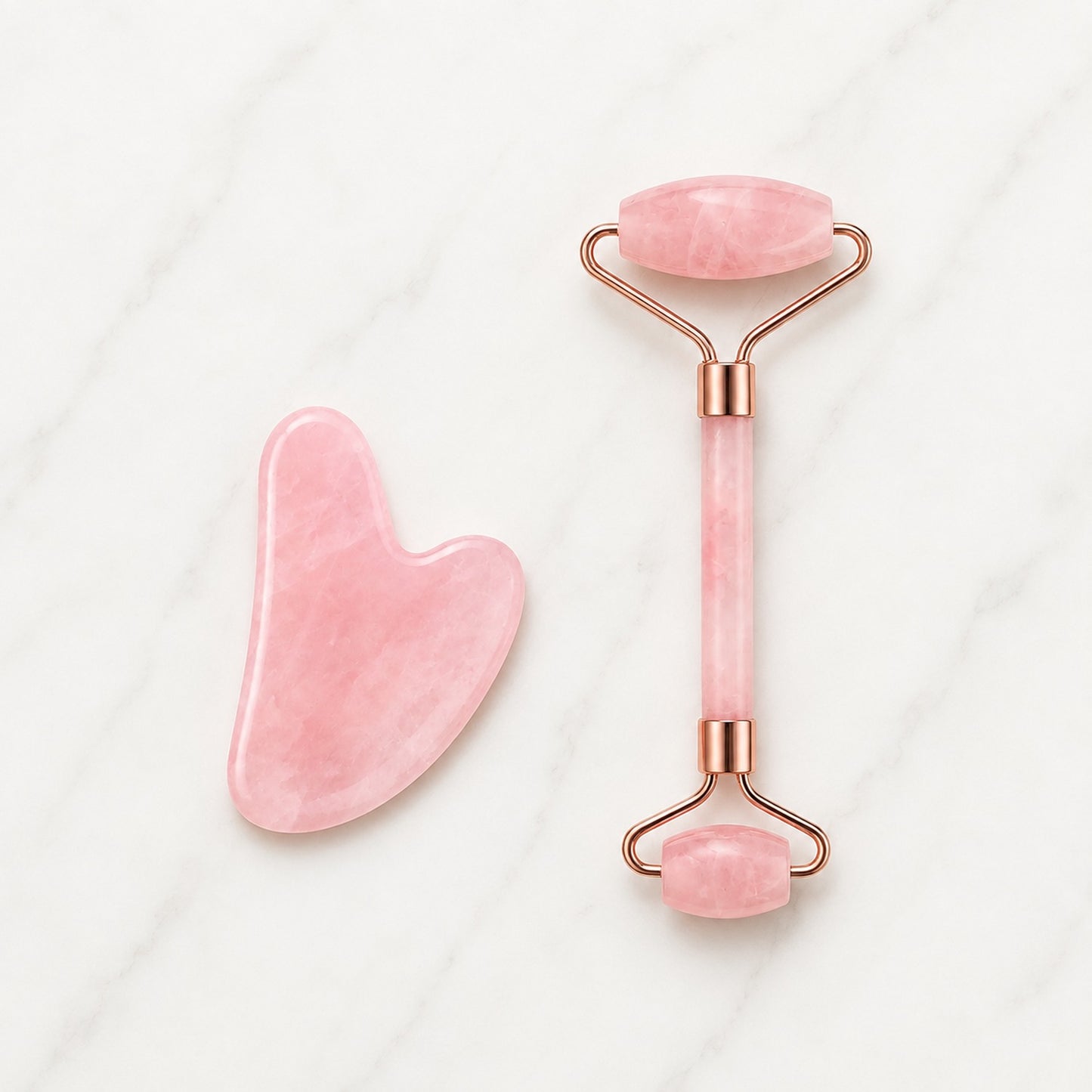 Gua Sha Heart & Roller Stones