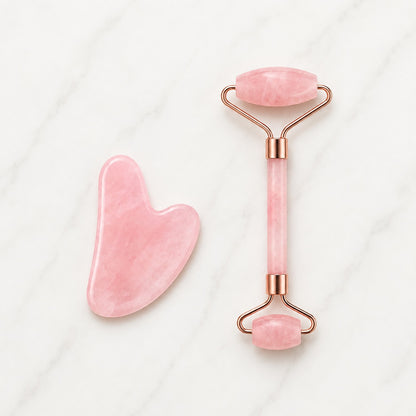 Gua Sha Heart & Roller Stones